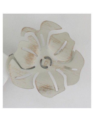 3001106 - pince metal gm coquelicot x2 - ivoire/or