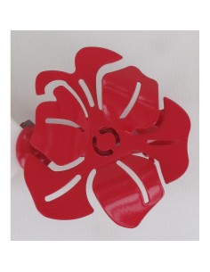 3001133 - pince metal gm coquelicot x2 - rouge