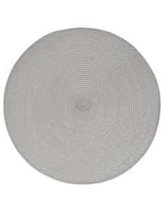 108120i - set table tresse gris cl d38 L. 38 x P. 38 x H. 0,1 cm