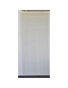 5500401 - rideau de porte stick bambou 90 x 200 cm - blanc