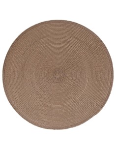 108120j - set table tresse taupe d38 D. 38 x H. 0,1 cm