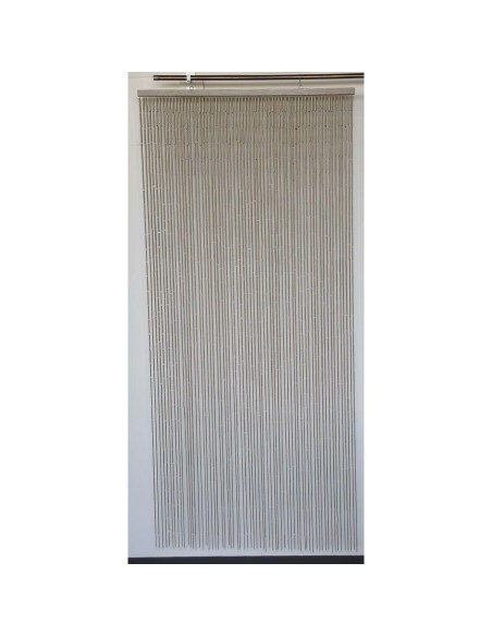 5500463  - rideau de porte stick bambou 90 x 200 cm - taupe