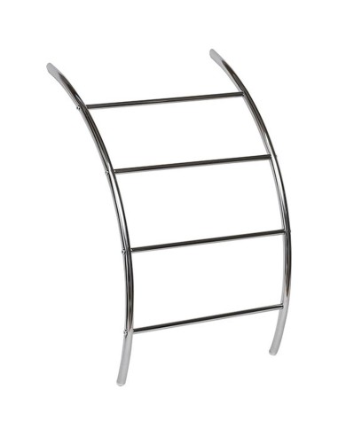 porte serviettes metal mural 4 barres - chrome