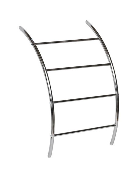 porte serviettes metal mural 4 barres - chrome