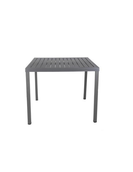 td-536 table naple avec pieds metal gris gr-04