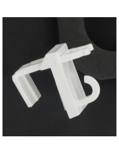 330201 - fixation sans percage stores enrouleurs pvc/bambou x2 - blanc