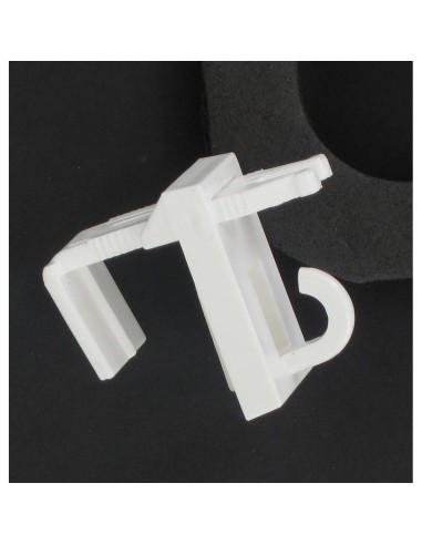 330201 - fixation sans percage stores enrouleurs pvc/bambou x2 - blanc