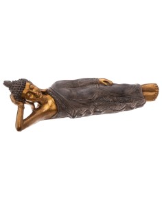 167557 - bouddha allonge resin or l42