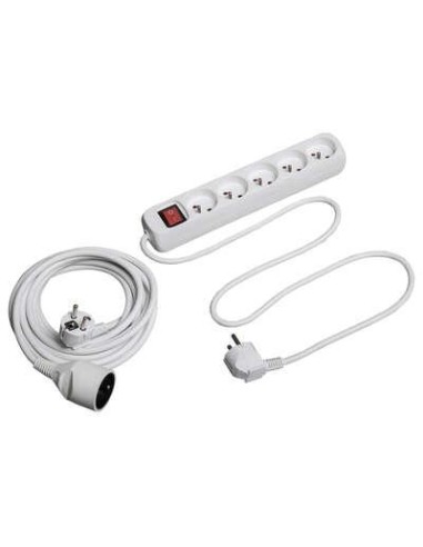 164722-lot multiprise x5 rallonge 5m