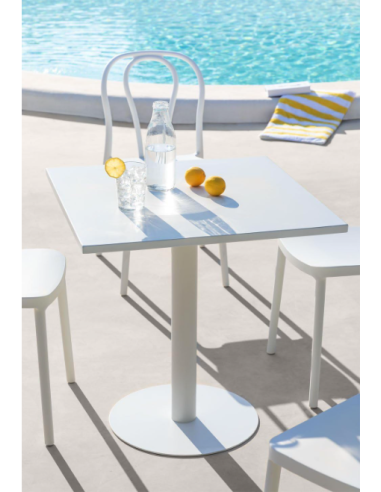 td-528c table come noir  70x70x73cm