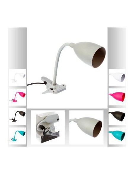 116178-lampe pince metal "sily" assortiment h.43