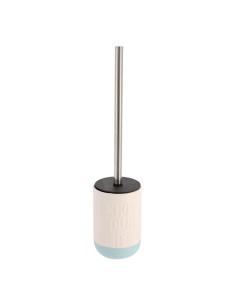 6697106 - brosse wc dolomite enjoy your life - blanc / turquoise