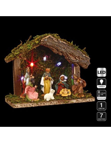 905728367 - cdn led 7 santons 5led h13.5cm