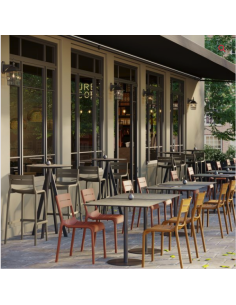 tabouret de bar nice 75cm taupe gr-19