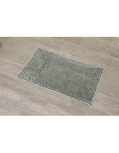 7707144 - tapis microfibre boules uni 45x75 cm - sauge