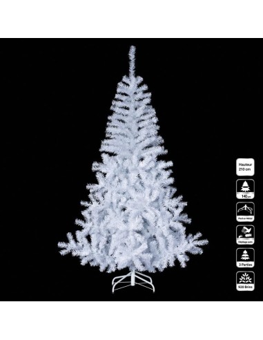 sapin elegant blanc 210cm