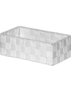 panier mm polyester 27x14x9,5 cm - blanc