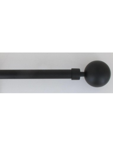 75037b120955 - kit ext 120-210 cm d19 embout basic - noir mat