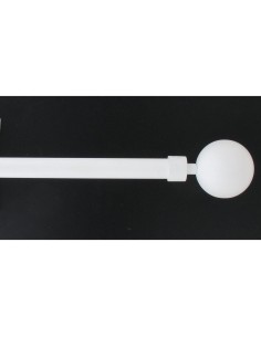 75037b210108 - kit ext 210-380 cm d19 embout basic - blanc mat