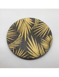 assiette pres bois/hot fl 33cm