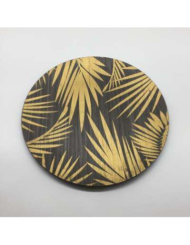 assiette pres bois/hot fl 33cm