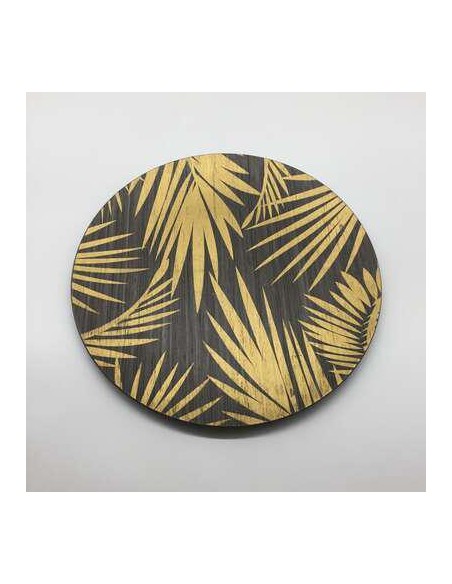 assiette pres bois/hot fl 33cm