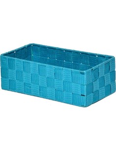 panier mm polyester 27x14x9,5 cm - turquoise