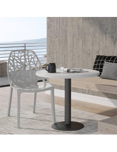 chaise melodie blanc