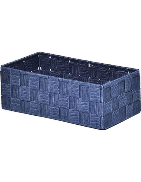 panier mm polyester 27x14x9,5 cm - bleu marine