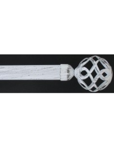 7621b120104 - kit ext 120-210 cm d28 embout hector - blanc/noir