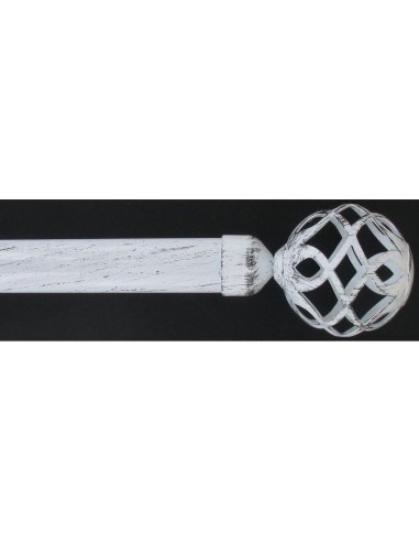 7621b120104 - kit ext 120-210 cm d28 embout hector - blanc/noir