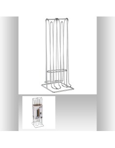 115238 - porte caps fixe espx32 chrome L. 10 x P. 12,5 x H. 29,5 cm