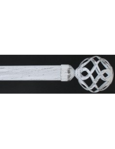 7621b210104-kit ext 210-380 cm d28 embout hector - blanc/noir