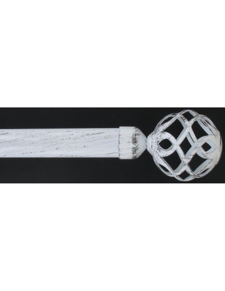 7621b210104-kit ext 210-380 cm d28 embout hector - blanc/noir