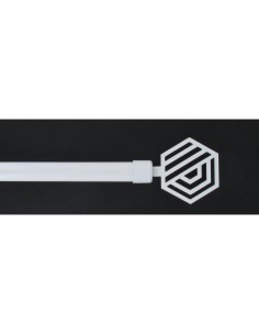 78872b120108 - kit ext 120-210 cm d19 embout elegance - blanc mat