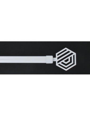 78872b120108 - kit ext 120-210 cm d19 embout elegance - blanc mat