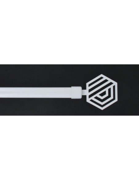 78872b120108 - kit ext 120-210 cm d19 embout elegance - blanc mat