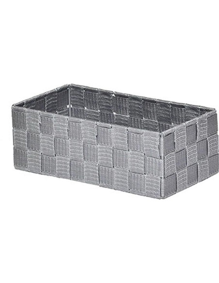 panier mm polyester 27x14x9,5 cm - gris