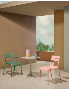 ct-103 - table plastique pise diam:60cm h75cm black b-03