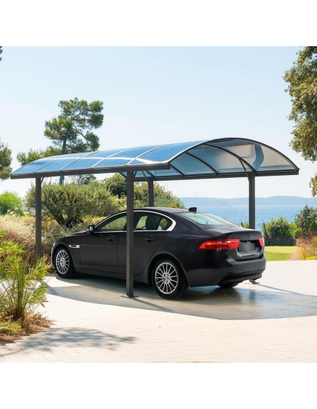 159703 carport belize 5x3m graphite