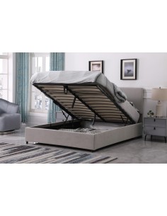 9560 - lit kd coffre taupe 160x200 zr198-4