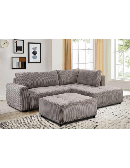 h-8999 - canap? angle karibuni gauche brown tc843-02 sans pouf