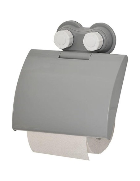 9701180 - derouleur papier wc pp sur ventouses - gris/blanc