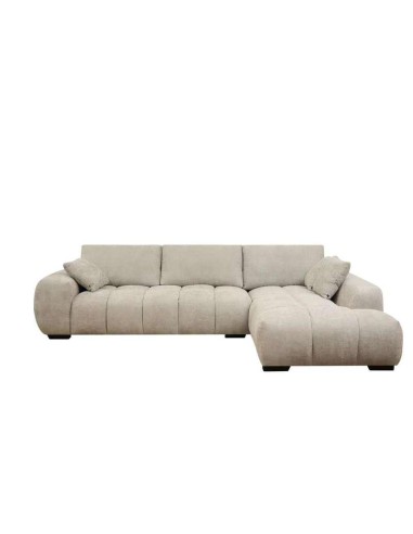 hy-9119 - canapé manhattan angle gauche sd639-14 gris clair