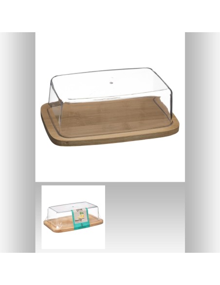 151189 - beurrier ps+bam L. 19 x P. 12 x H. 6,5 cm