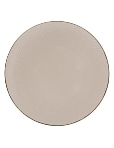 154239b-ass plate perle rose 27cm