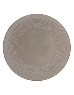154239c-ass plate perle taupe 27cm