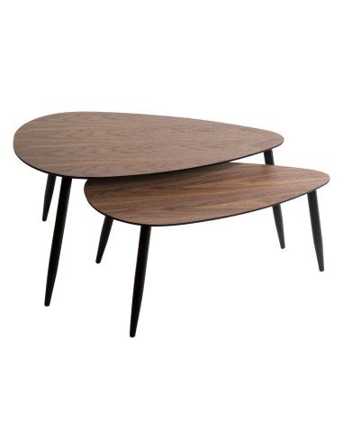 166641-table basse mileo eff noyer x2