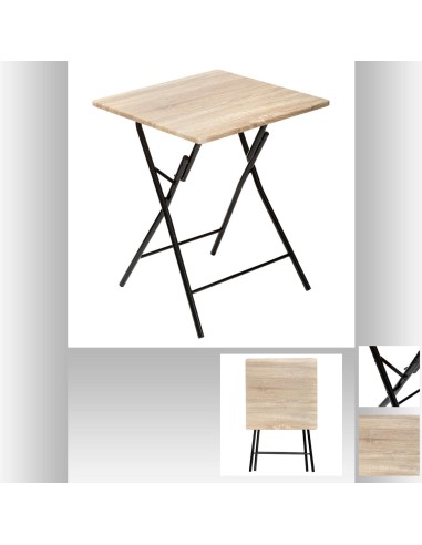 114264e - table pliante 2p 60x60cm bois