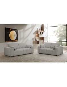 sf-396 - canap? 3p ruby velo 08 gris